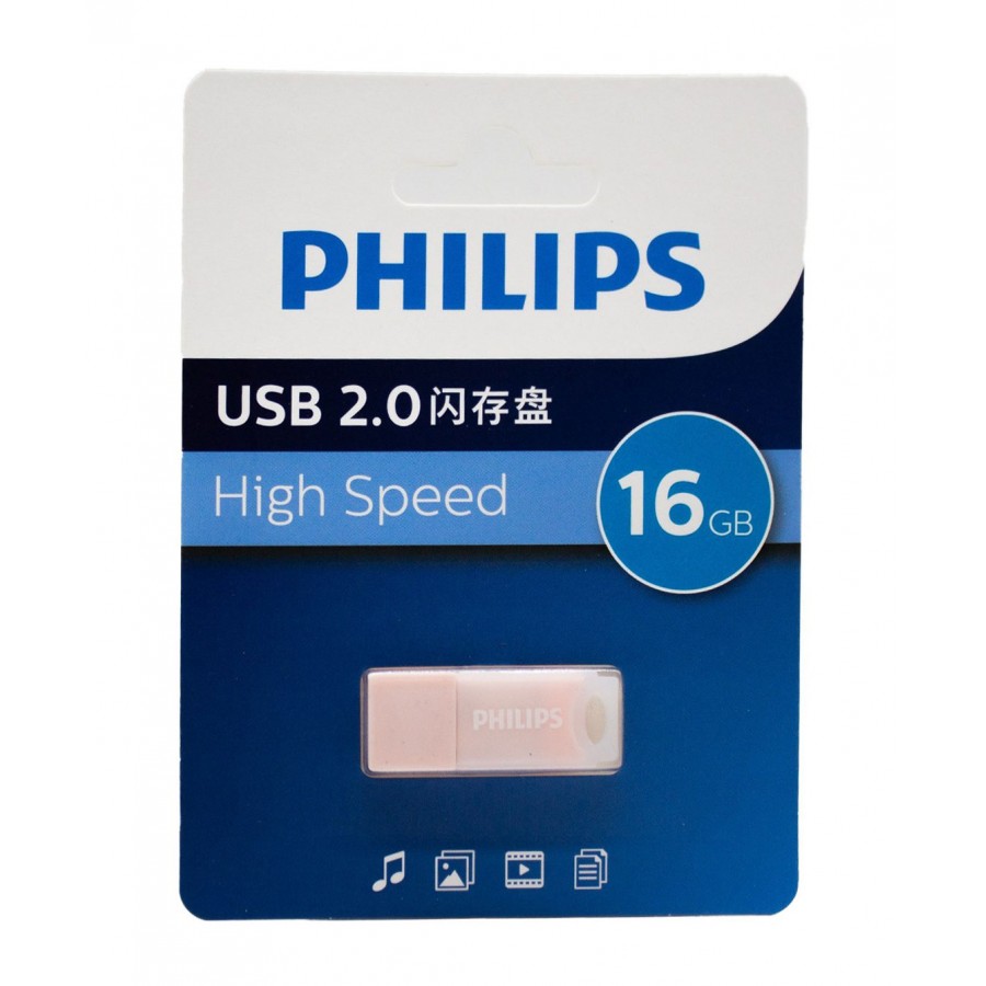 فلش مموری PHILIPS مدل FM10UA-RUBBER با ظرفيت 16 گيگابايت