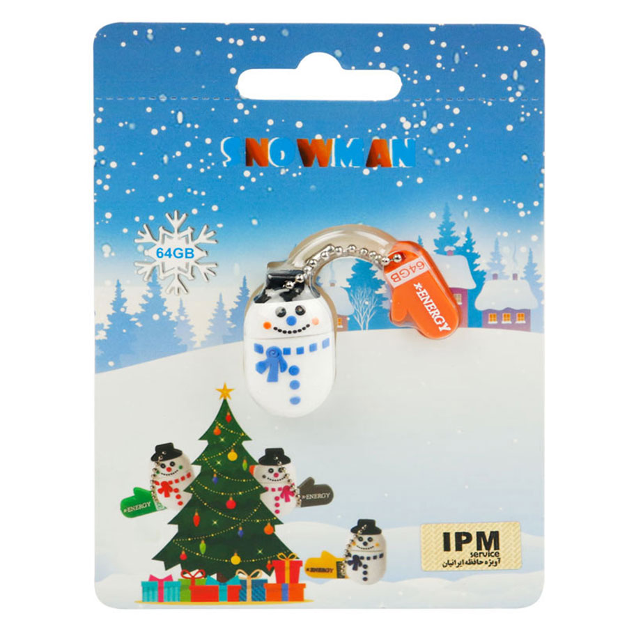 فلش مموری ایکس انرژی X-Energy Snowman ظرفیت 64 گیگ