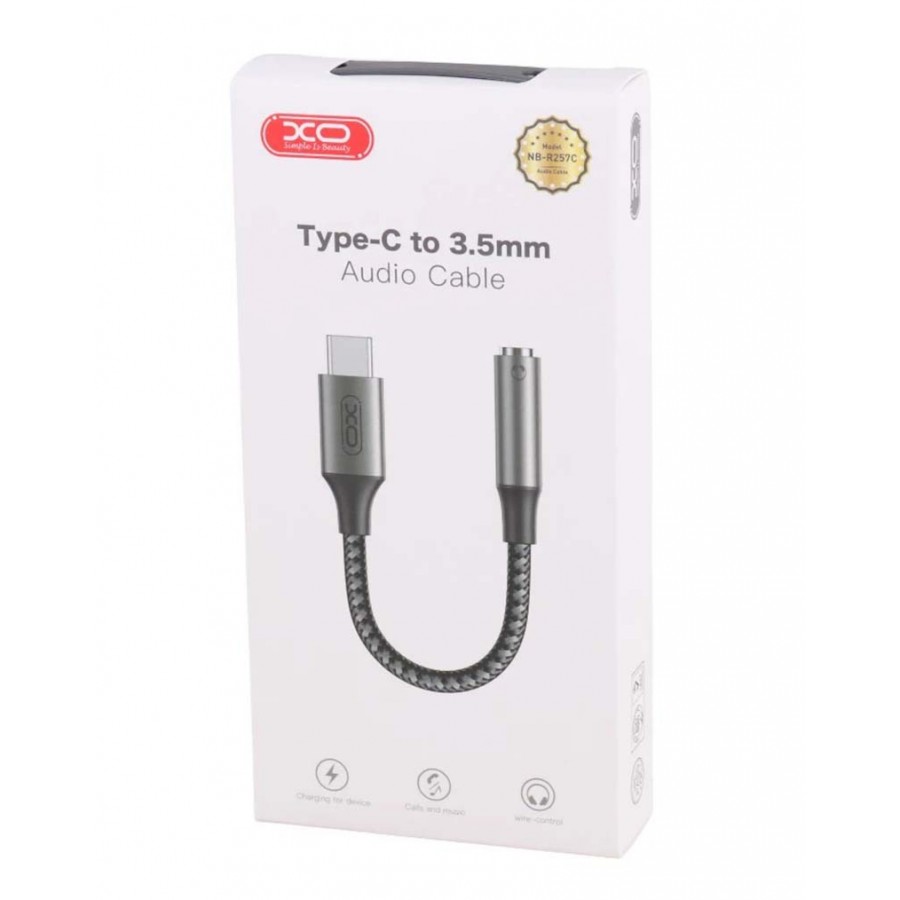 کابل تبدیل TYPE-C به XO AUX مدل XO-NB-R257C