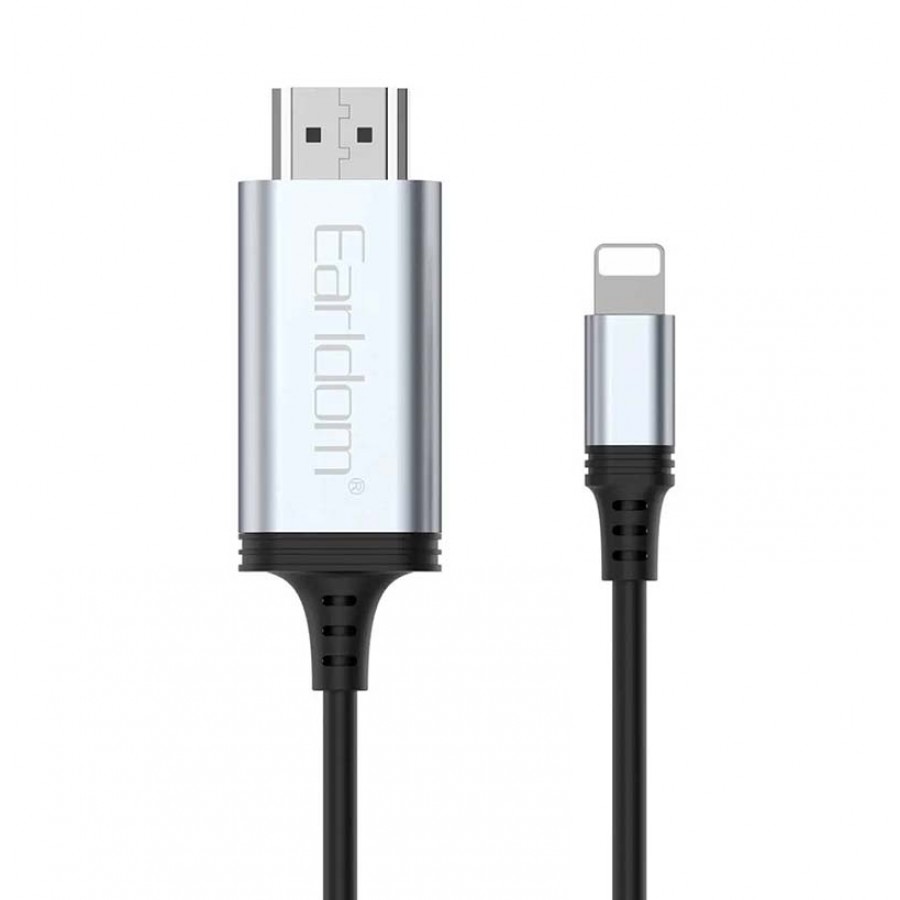 کابل تبدیل Lightning به Earldom HDMI مدل ET-W35 طول 2 متر