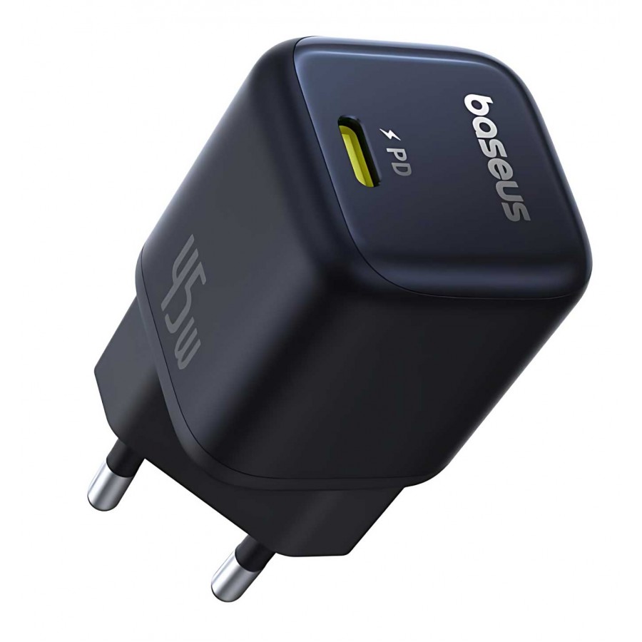 سرشارژر BASEUS سوپر فست شارژ 45 وات Pico Go مدل CCGAN45CE - مشکی
