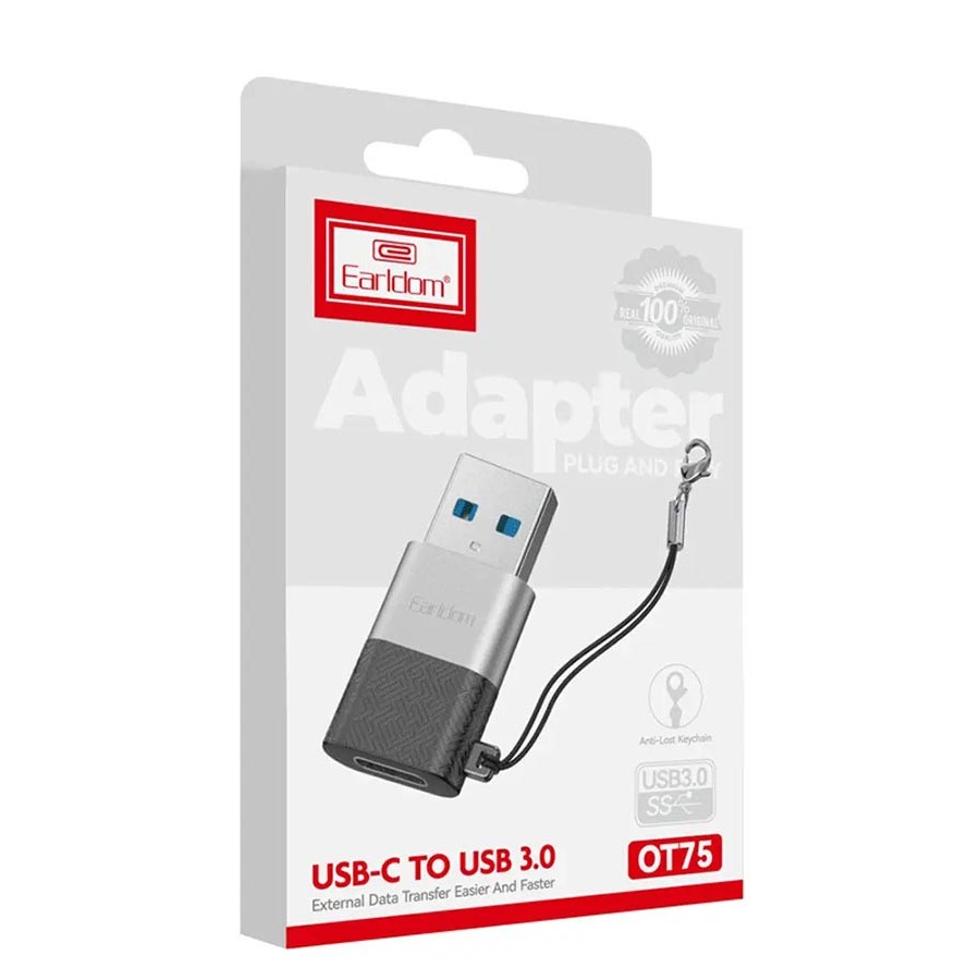 مبدل USB-C به USB 3.0 ارلدام مدل Earldom OT75