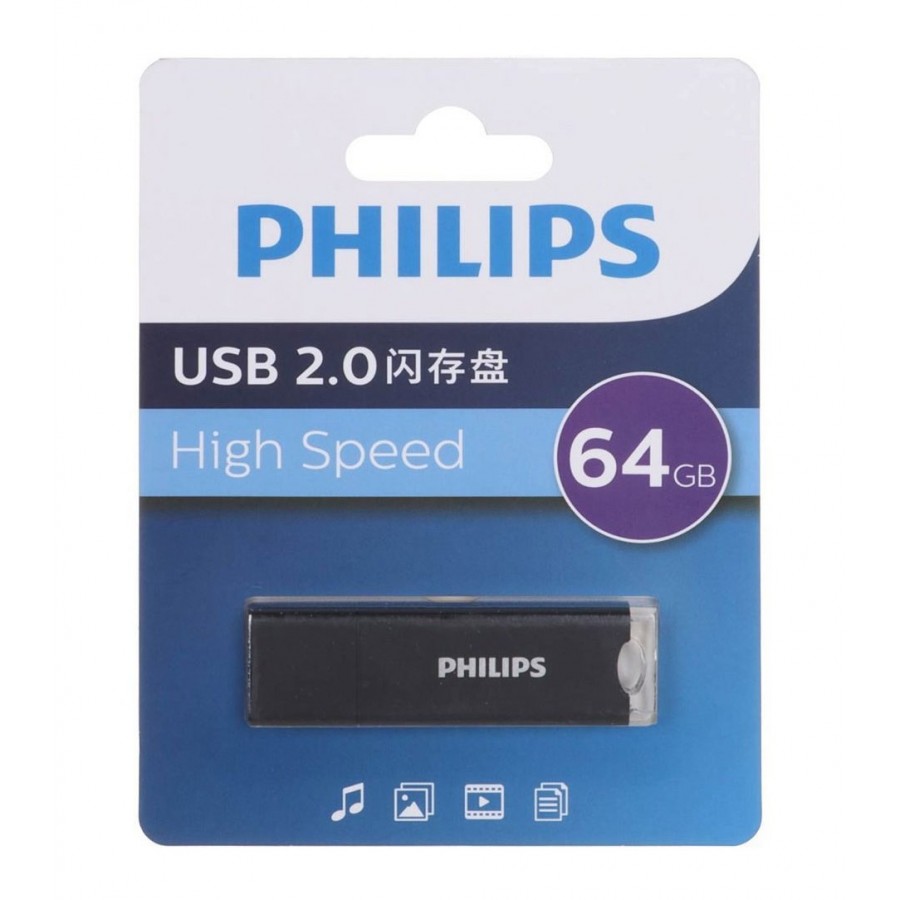 فلش مموری PHILIPS مدل FM10UA با ظرفيت 64 گيگابايت
