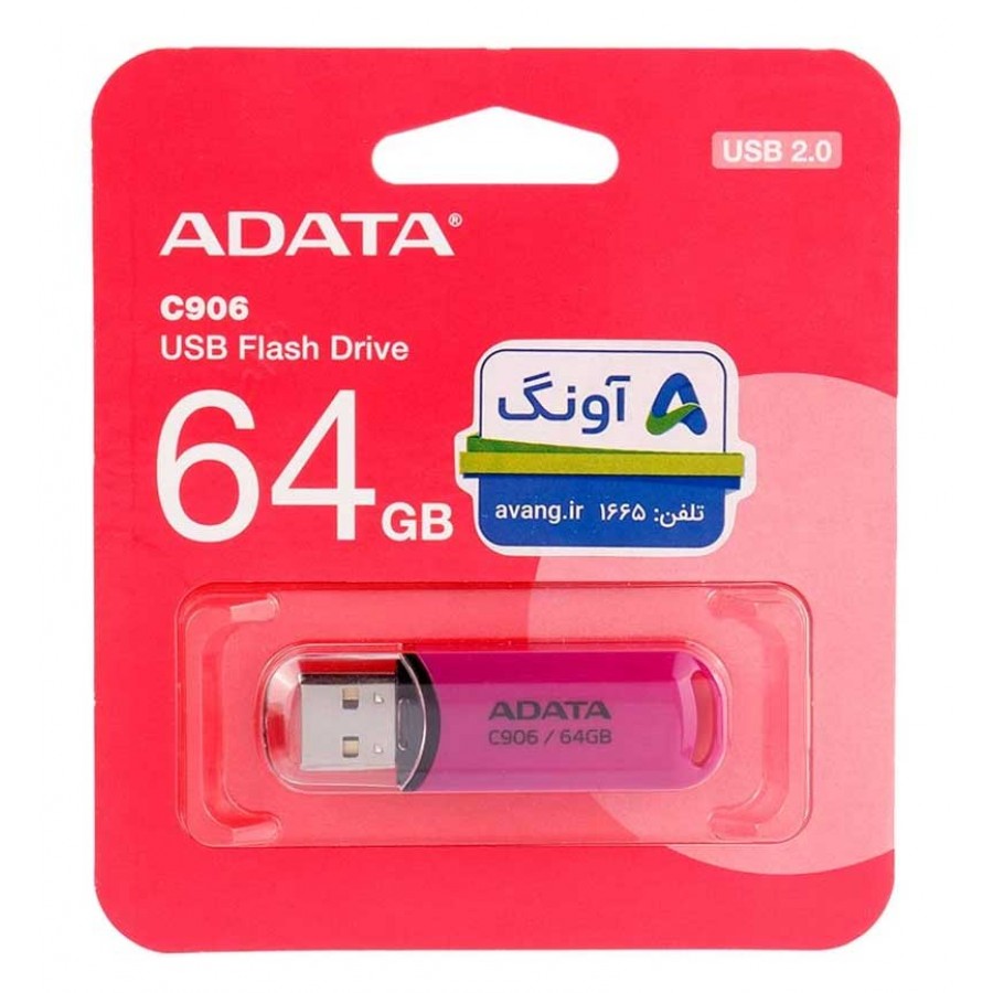 فلش مموری ADATA مدل C906 ظرفيت 64 گيگابايت