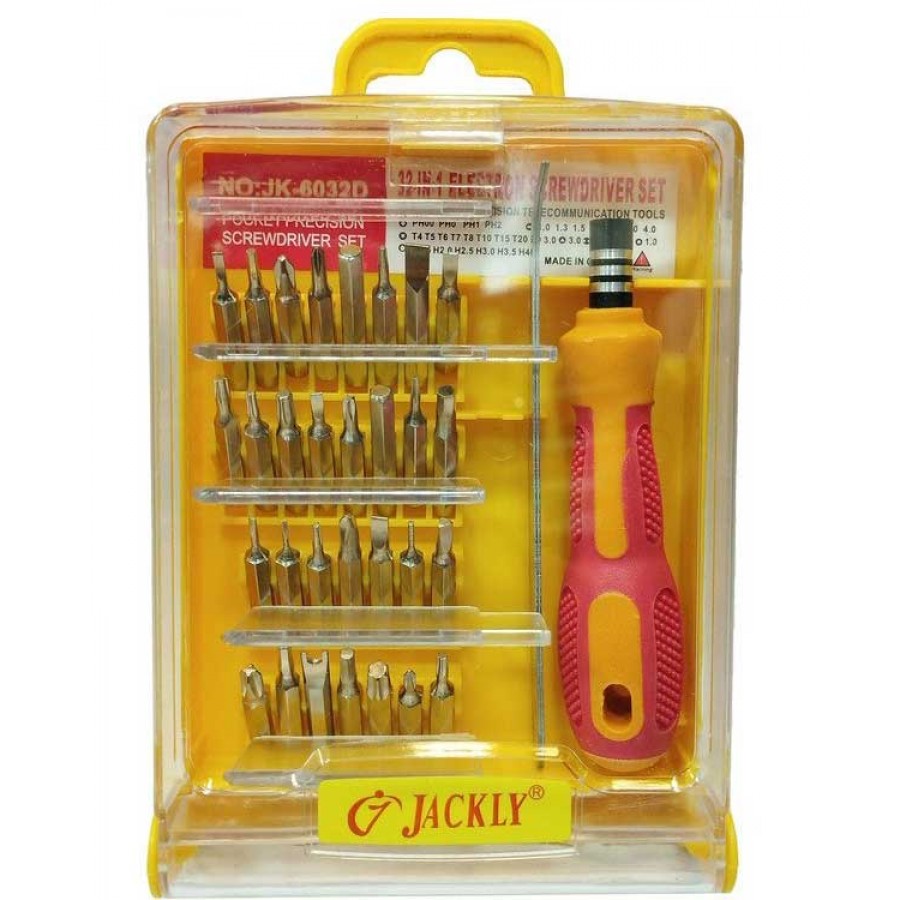 ست پیچ گوشتی JACKLY مدل JK 6032 بسته 32 عددی