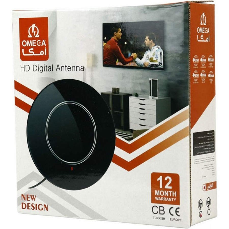 آنتن رومیزی امگا با کابل 3 متر بدون آداپتور