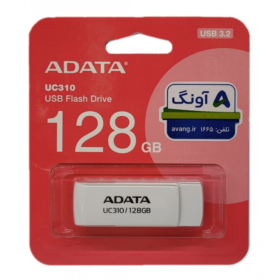 فلش مموری ADATA USB3.2 مدل UC310 ظرفيت 128 گيگابايت