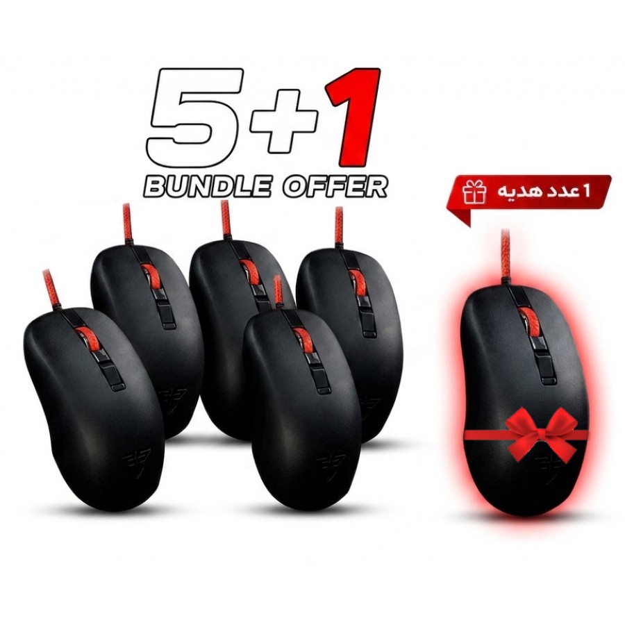 پک اقتصادی ماوس گیمینگ FANTECH مدل G13 تعداد 5 عدد1 عدد هدیه