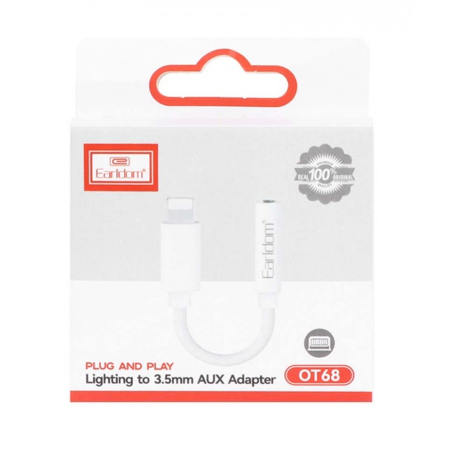 کابل تبدیل Lightning به Earldom AUX مدل ET-OT68