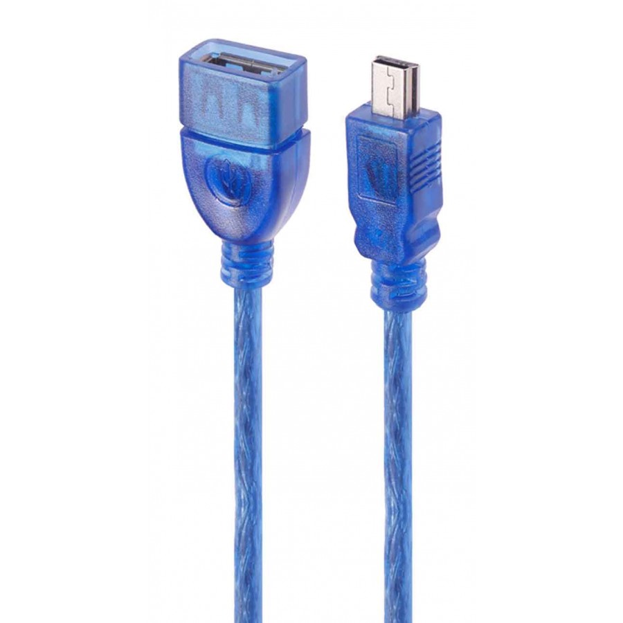 کابل ذوزنقه ای مادگی (Mini USB) DETEX طول 30 سانتی متر