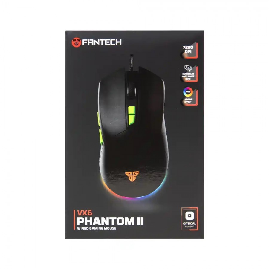 ماوس باسیم گیمینگ FANTECH مدل PHANTOM II VX6