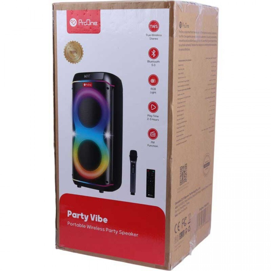 اسپیکر بلوتوثی پرووان مدل Party Vibe PSB4976