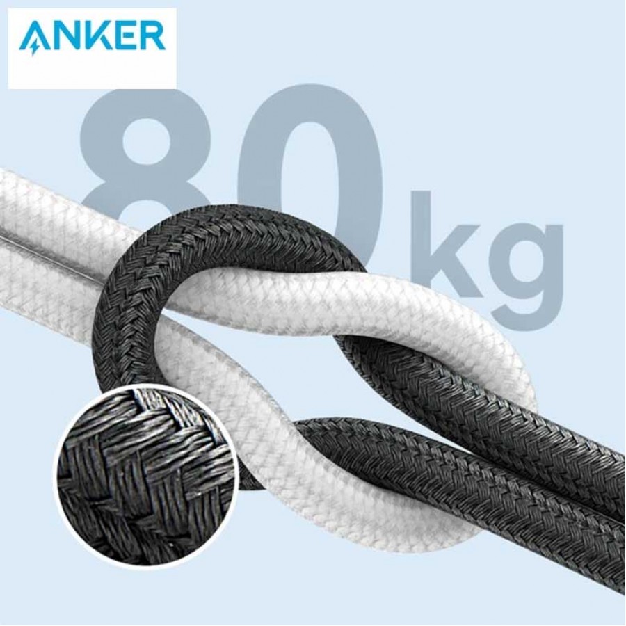 کابل شارژ ANKER TYPE-C مدل A81H5H11 طول 90 سانتی متر