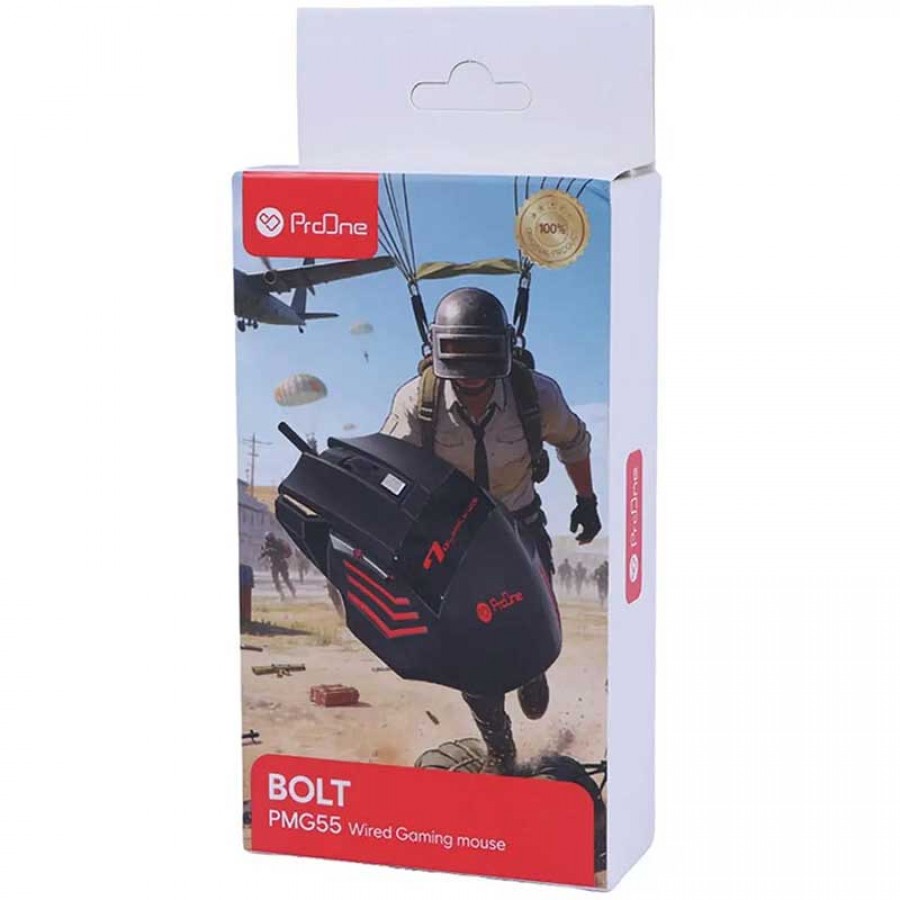 ماوس باسیم گیمینگ پرووان مدل PMG55 BOLT