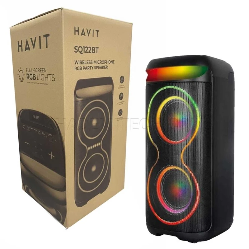اسپیکر شارژی HAVIT مدل SQ122BT به همراه میکروفون