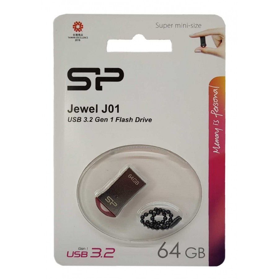 فلش مموری SILICON POWER USB3.2 مدل Jewel J01 با ظرفیت 64 گیگابایت