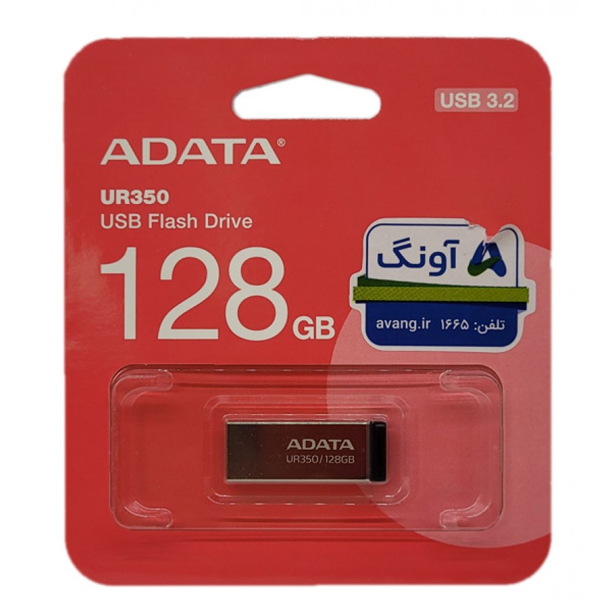 فلش مموری ADATA USB3.2 مدل UR350 ظرفيت 128 گيگابايت