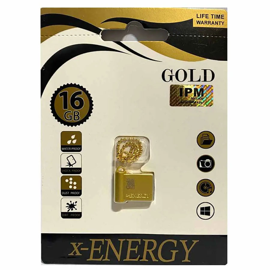 فلش مموری ایکس انرژی مدل GOLD ظرفیت 16 گیگابایت