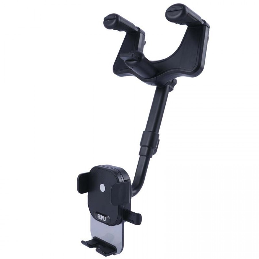 نگهدارنده موبایل آینه ای Buku مدل REARVIEW MIRROR BH-069