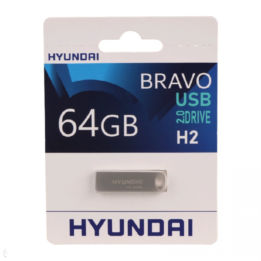 فلش مموری HYUNDAI Usb2 مدل H2 با ظرفيت 64 گيگابايت