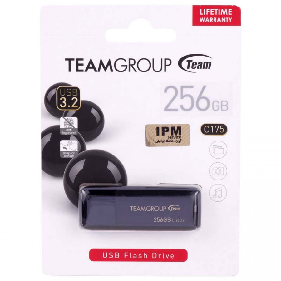 فلش مموری TEAM GROUP مدل C175 USB3.2 ظرفيت 256 گيگابايت