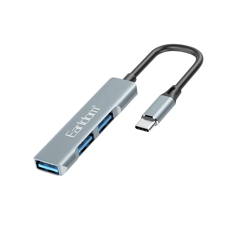 هاب USB-C ارلدام 3 پورت مدل Earldom ET-HUB10