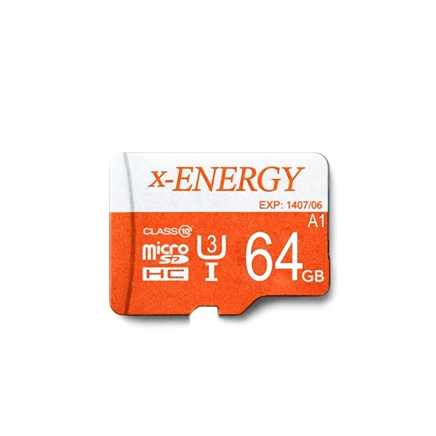 کارت حافظه ایکس انرژی MicroSDXC U3 ظرفیت 64 گیگ 100MB