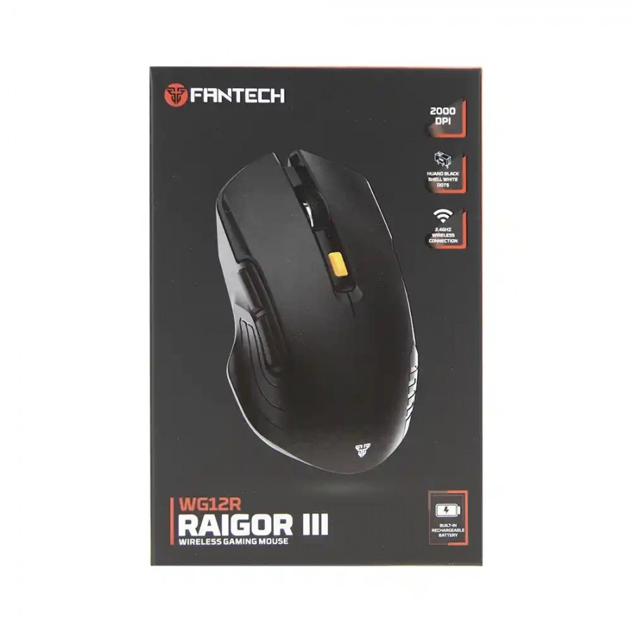ماوس بی سیم گیمینگ شارژی FANTECH مدل WG12R RAIGOR III