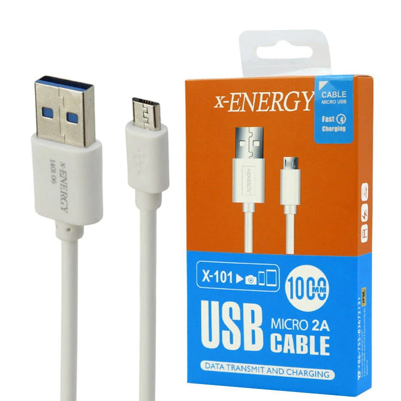 کابل شارژ X-ENERGY MICRO مدل X-101 طول 1 متر