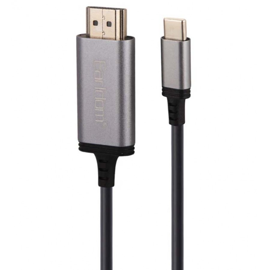 کابل تبدیل TYPE-C به Earldom HDMI مدل ET-W34 طول 2 متر