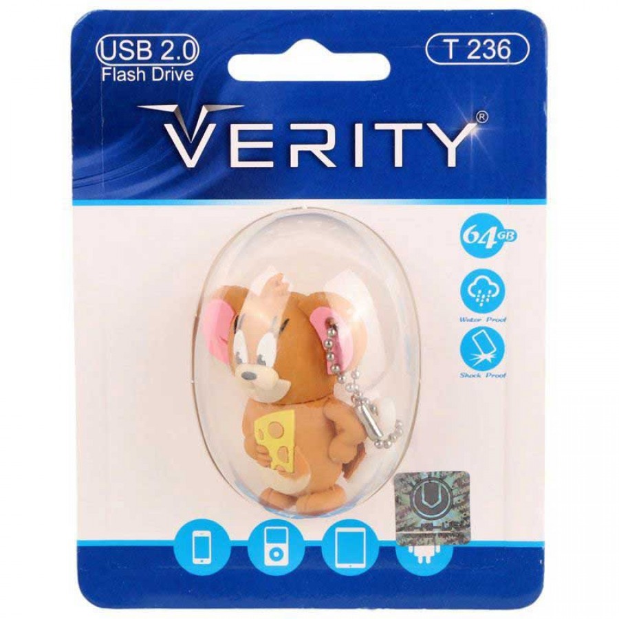فلش عروسکی VERITY مدل T236 ظرفيت 64 گيگابايت