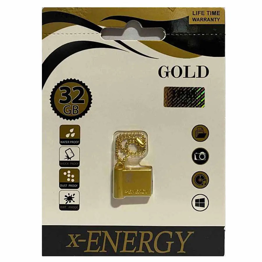 فلش مموری ایکس انرژی مدل GOLD ظرفیت 32 گیگابایت