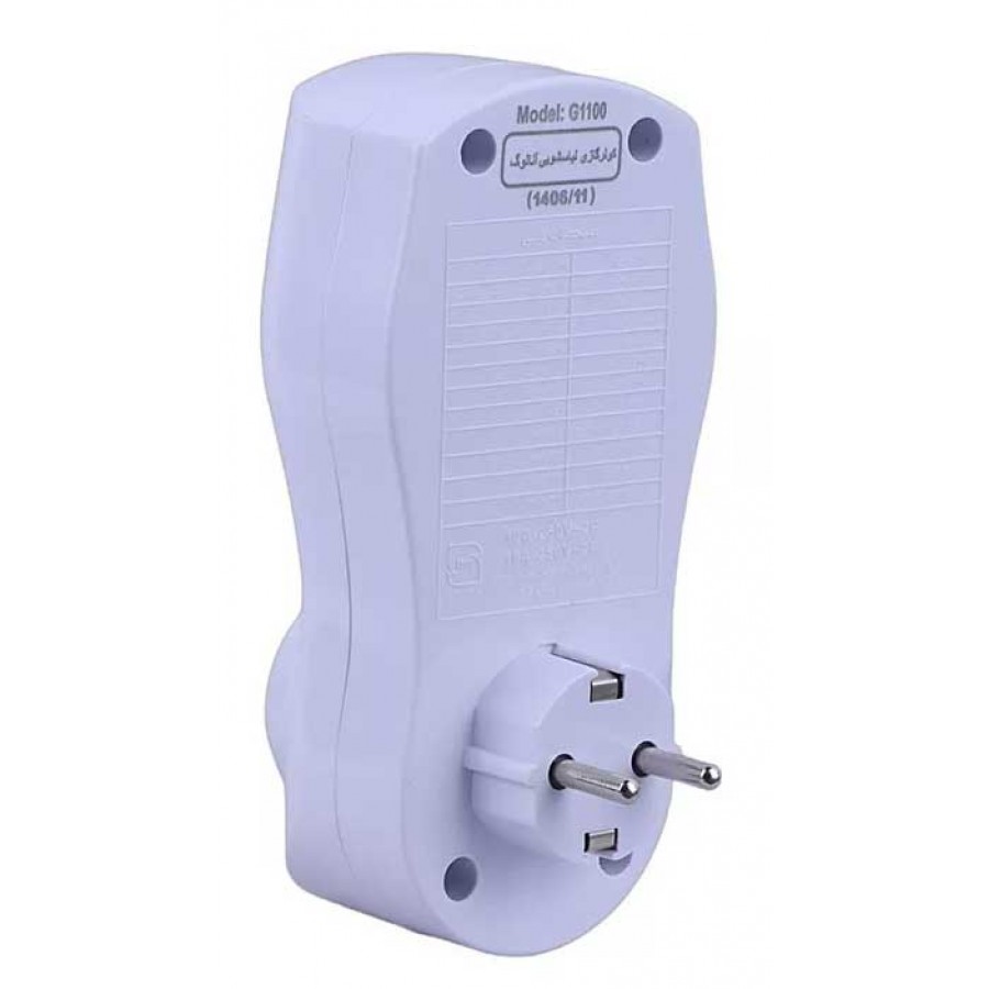 محافظ برق کولر گازی، ماشین لباسشویی و ظرفشویی ارت دار امگا مدل G1000 (دیجیتال)