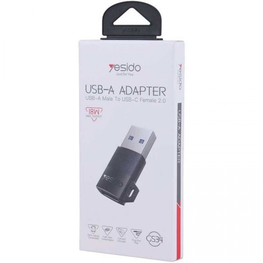 تبدیل تایپ سی به USB یسیدو مدل GS34