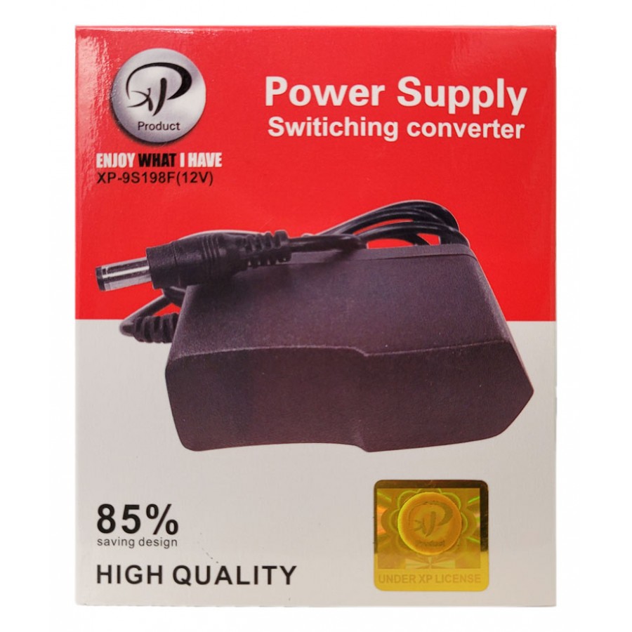آداپتور مودم XP 12V 1A مدل PS198K طول 70 سانتی متر