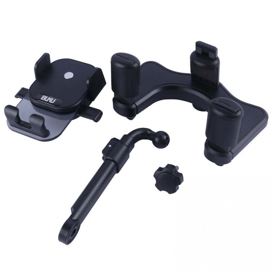 نگهدارنده موبایل آینه ای Buku مدل REARVIEW MIRROR BH-069