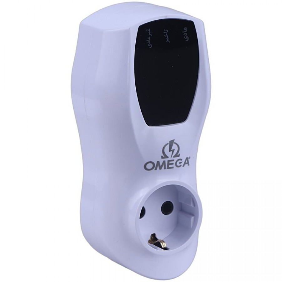 محافظ برق کولر گازی ماشین لباسشویی و ظرفشویی ارت دار امگا مدل G1100 (آنالوگ)