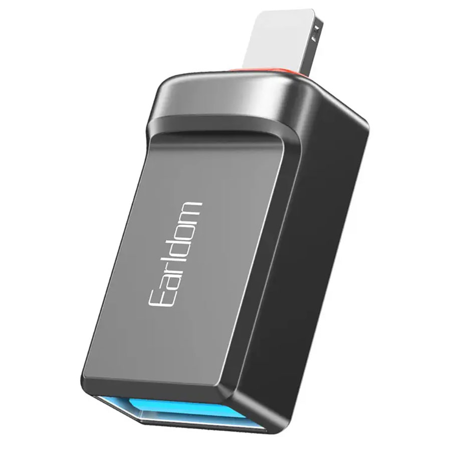 مبدل OTG USB به لایتنینگ ارلدام مدل Earldom OT86L