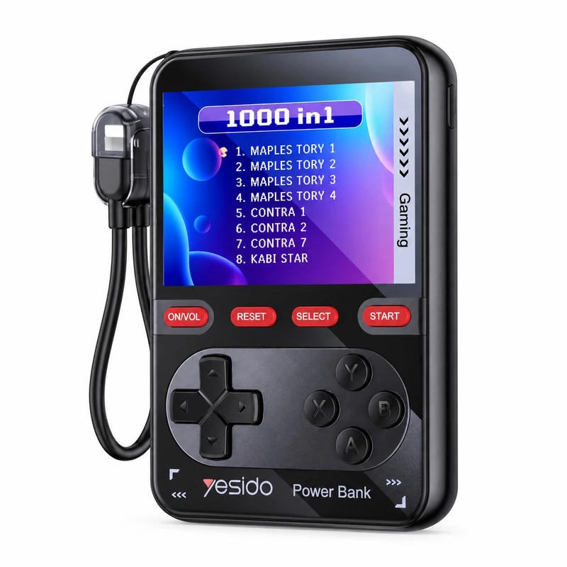 پاوربانک 10000 میلی آمپر یسیدو فست شارژ مدل YP87