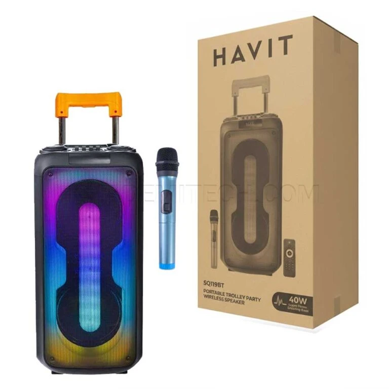 اسپیکر شارژی HAVIT مدل SQ119BT به همراه میکروفون