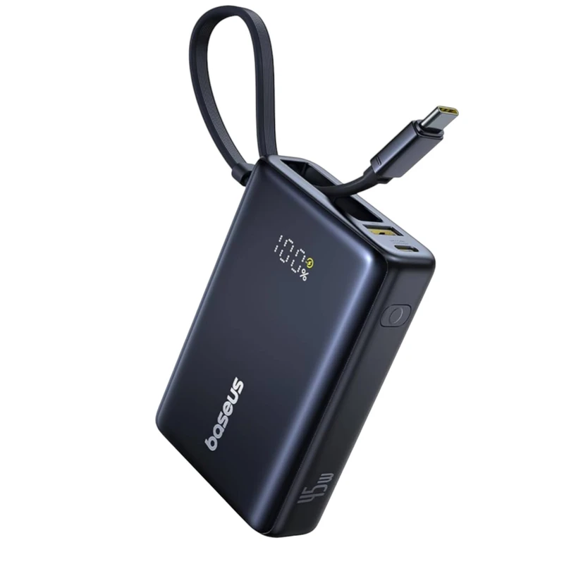 پاوربانک 10000 میلی آمپر فست شارژ 45 وات Baseus مدل PicoGo PPPG-1W45C