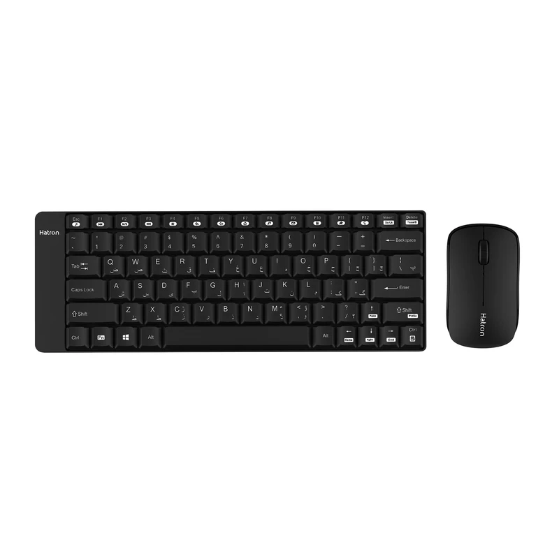 کیبورد و ماوس بی سیم HATRON مدل HKCW420 Compact