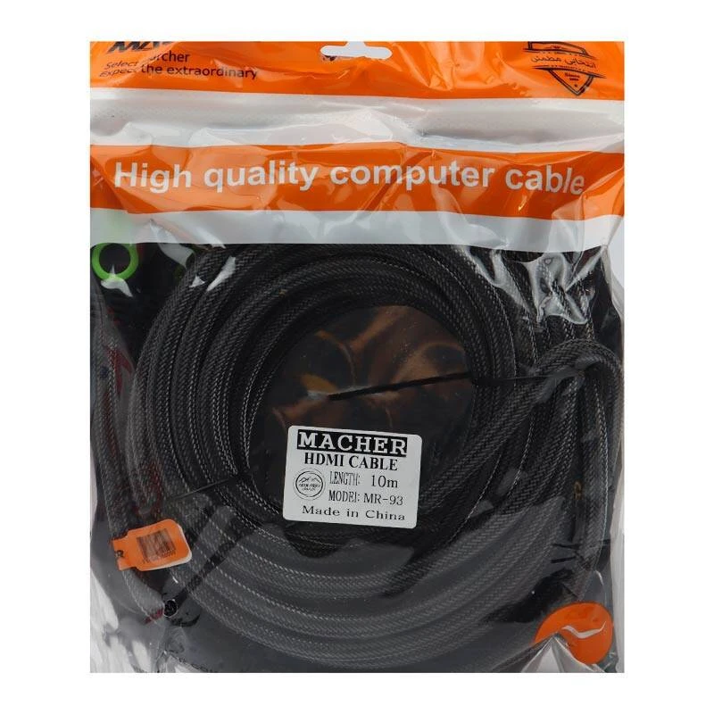 کابل MACHER HDMI مدل MR-93 طول 10متر