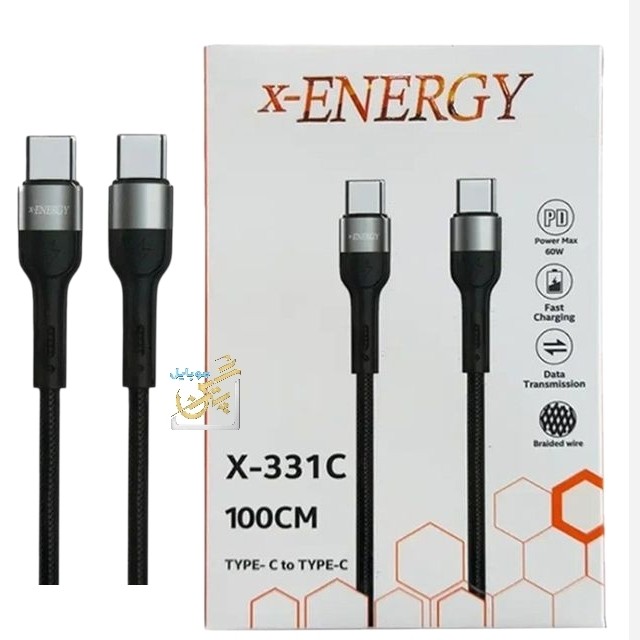 کابل شارژ X-ENERGY TYPE-C مدل X-331 طول 1 متر