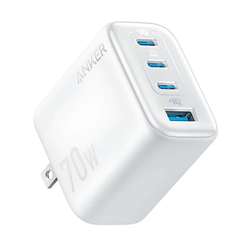 شارژر انکر ANKER Zolo Charger 4-Port 70W PD مدل A121C