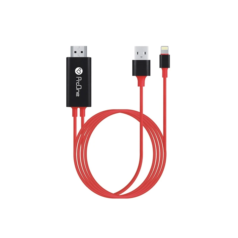 کابل تبدیل Lightning به ProOne HDMI مدل PCH75 طول 1.8 متر