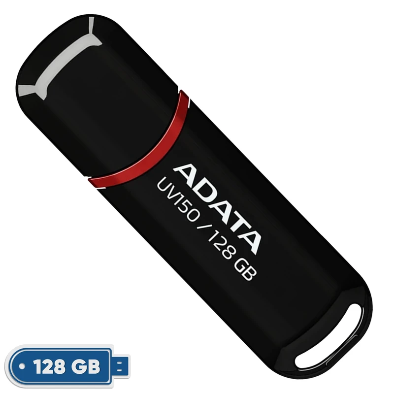 فلش مموری ADATA USB3.2 مدل UV150 ظرفيت 128 گيگابايت