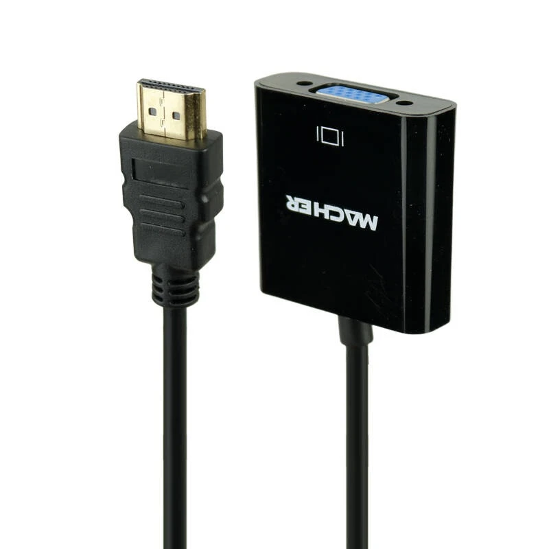 تبدیل HDMI به MACHER VGA مدل MR-206 + کابل صدا