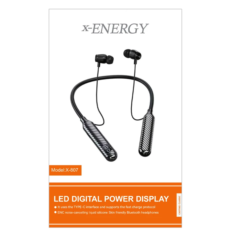 هندزفری بلوتوثی گردنی ایکس انرژی X-ENERGY مدل X-807