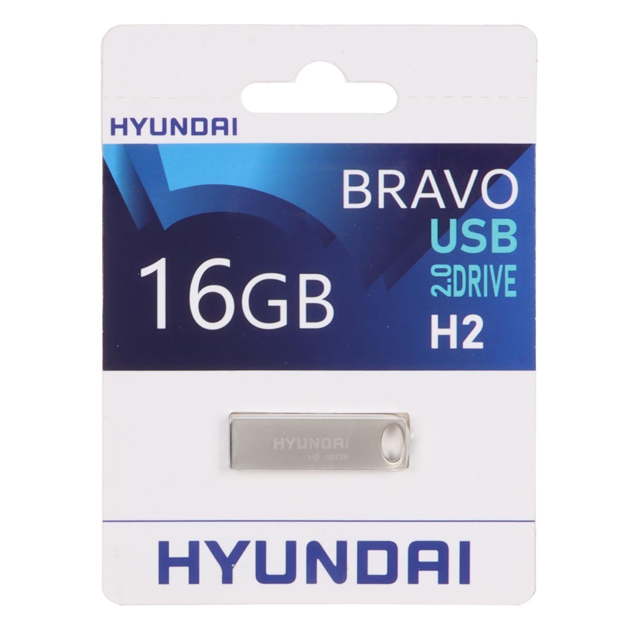 فلش مموری HYUNDAI مدل H2 با ظرفيت 16 گيگابايت